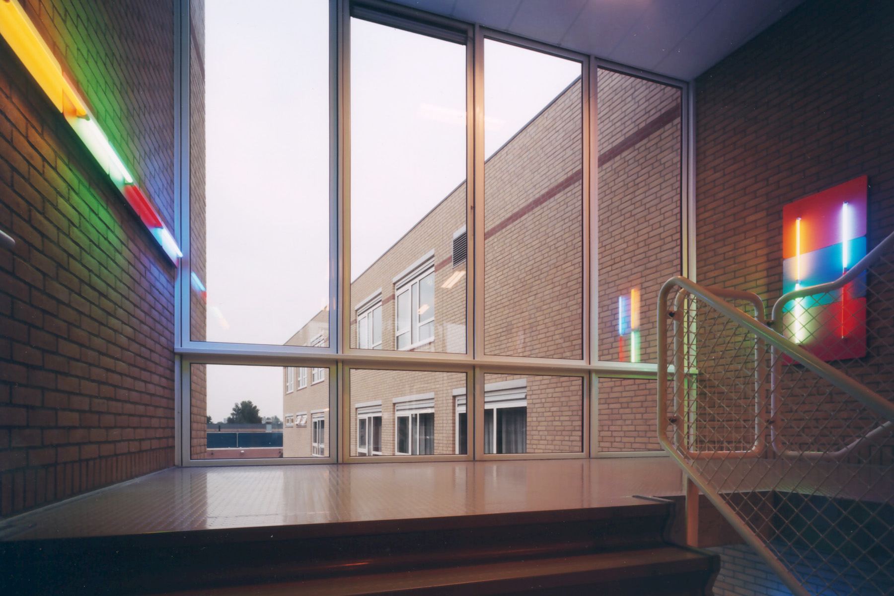 Lichtkunstwerken Pascal College, Apeldoorn